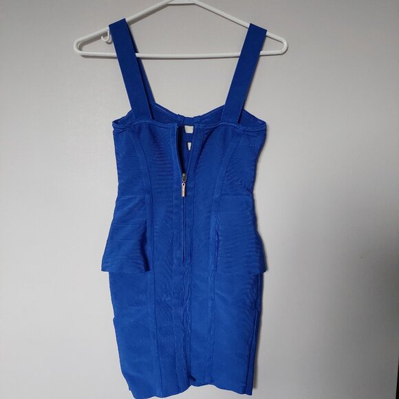 Marciano Bandage Mini Blue Dress, XS - Picture 2 of 8